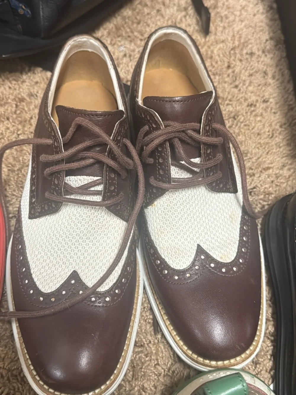Cole Haan different styles and colors. Wingtip Derby Oxfords